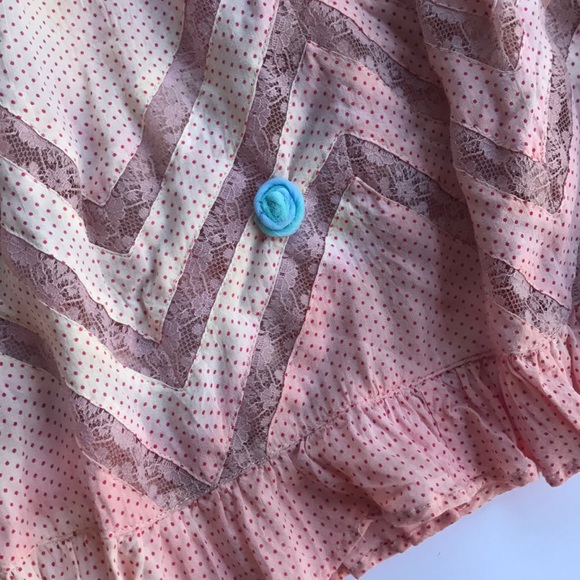 FP xDP Ballerina Princess Custom Slip Dress Rare Tie Dye Pastel Pink Free People - Picture 16 of 16